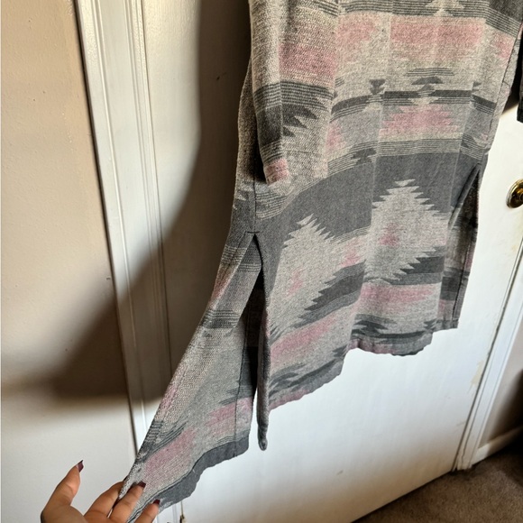 Western print hooded duster - Picture 2 of 6